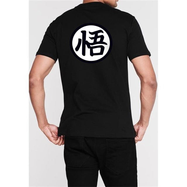 T-Shirt Maglietta Dragon Ball Z Goku Kanji (6 colori)