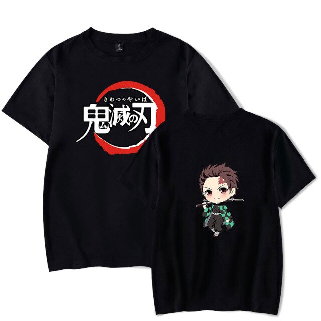 T-shirt con logo Tanjiro dell'uccisore di demoni