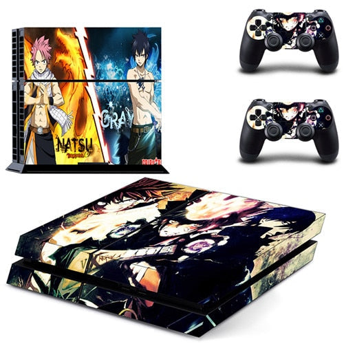 Sticker PS4 Fairy Tail Autocollant Console & Manette