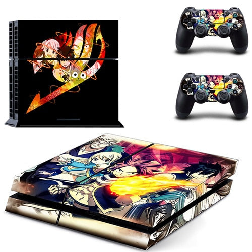 Sticker PS4 Fairy Tail Autocollant Console & Manette