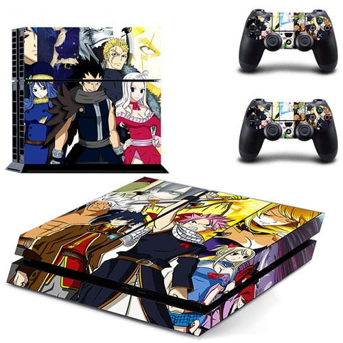 Sticker PS4 Fairy Tail Autocollant Console & Manette