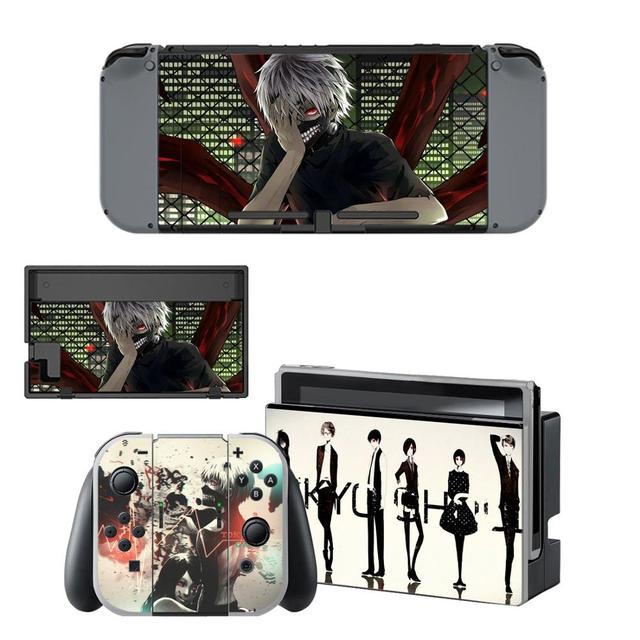 Sticker Nintendo Switch Tokyo Ghoul Autocollant Console &amp; Manette