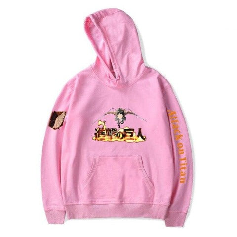 Sweat à Capuche Eren jäger rose