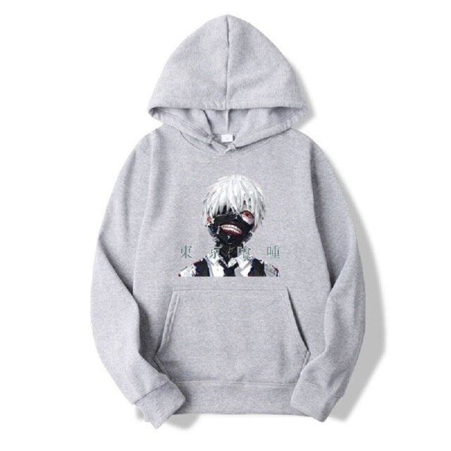 Sweat A Capuche Manga Tokyo Ghoul Masque gris
