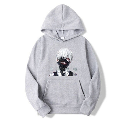 Sweat A Capuche Manga Tokyo Ghoul Masque Adulte Homme Femme Longues Manches