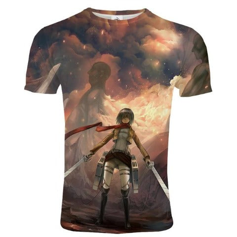 T-shirt Mikasa vs Titans