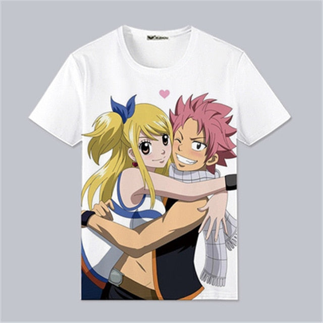 T-Shirt Fairy Tail Lucy &amp; Natsu