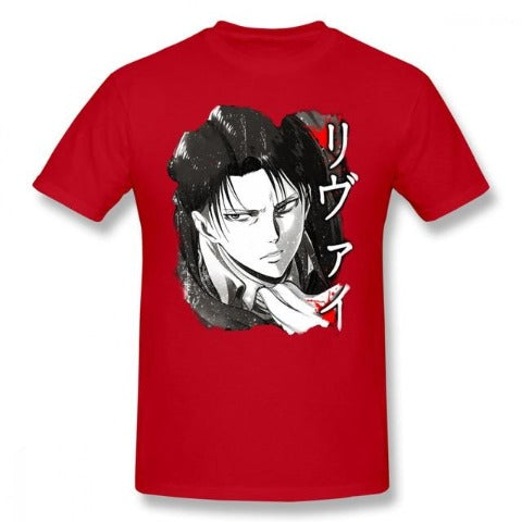 T-shirt Livaï  rouge