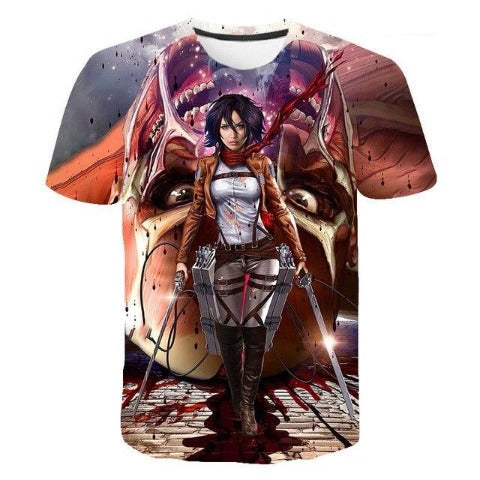 T-Shirt Mikasa Attaque des Titans 