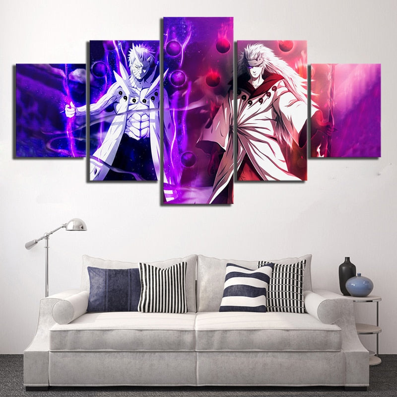 Tableau Obito & Madara Uchiwa