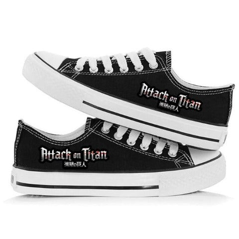 Baskets Fermées Attack on Titan Sneakers Chaussures Converses Adulte Homme Femme