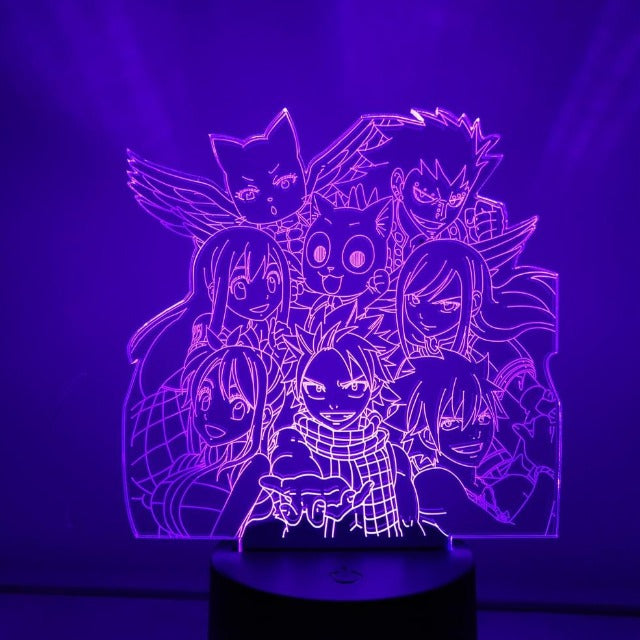 Lampe 3D Fairy Tail