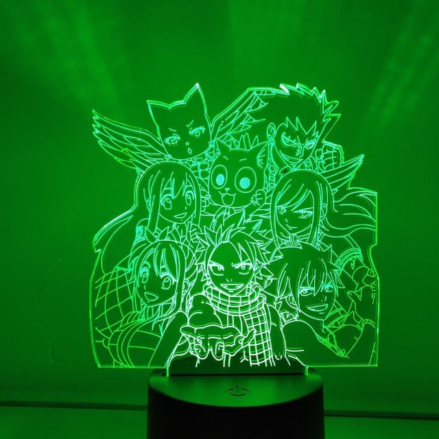 Lampe 3D Fairy Tail