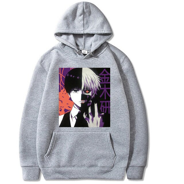 Sweat Homme Tokyo Ghoul gris