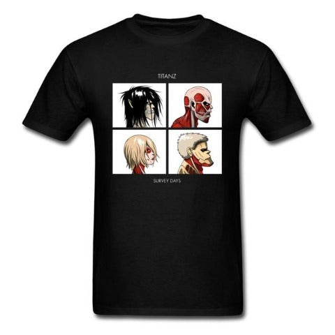 T-shirt Titans Primordiaux Attaque des Titans
