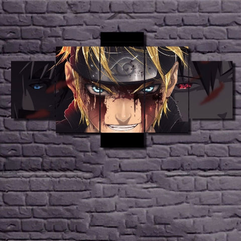 Tableau Naruto Uzumaki Deco Toile Cadre Mural Manga