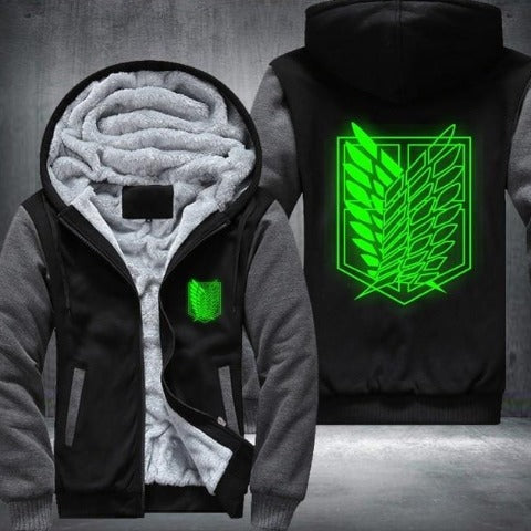 polaire Attaque Des Titans Fluo Vert