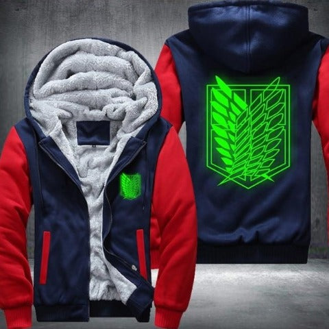 Attack on Titan Neongrüne Jacke (4 Farben)