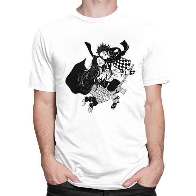 T-Shirt Maglietta Demon Slayer Tanjiro e Nezuko 6 Colori