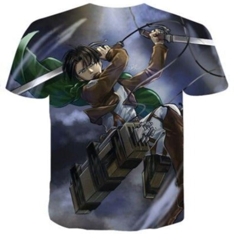 débardeur Livaï Ackerman Attaque des Titans