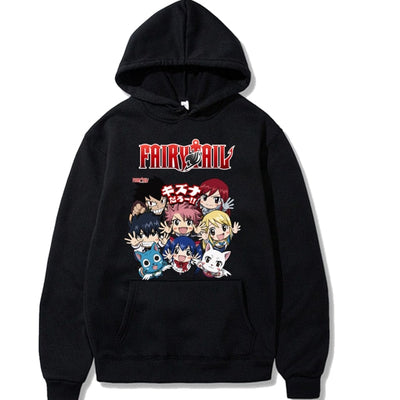 Sweat A Capuche Guilde Manga Fairy Tail Adulte Homme Femme Longues Manches