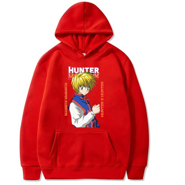 Sweatshirt A Capuche Kurapika Manga HxH rouge