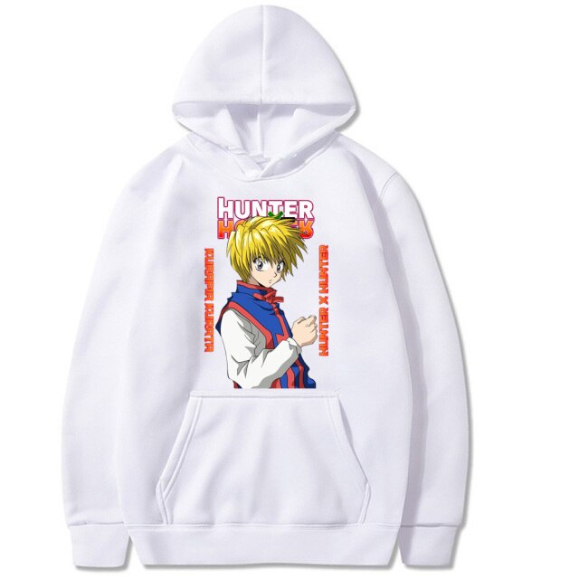 Sweatshirt A Capuche Kurapika Manga HxH blanc