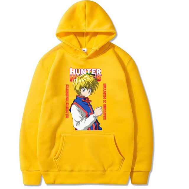 Sweatshirt A Capuche Kurapika Manga HxH jaune