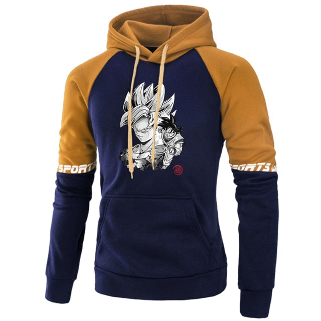 Sweat Sangoku Super Saiyan jaune bleu
