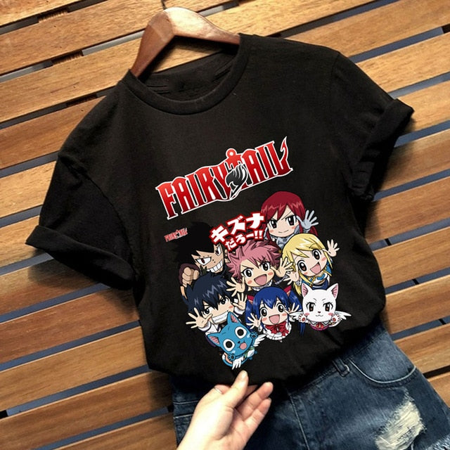 T-Shirt Maglietta Fairy Tail Personaggi 