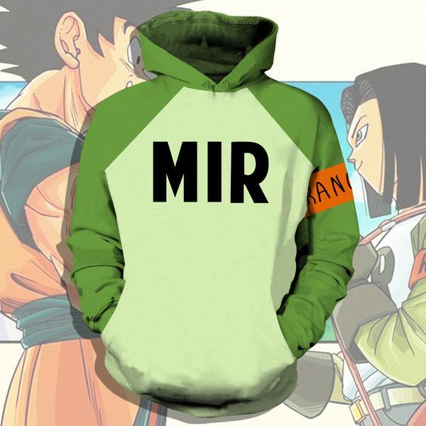Dragon Capsule Ball Corp. Sweat à Capuche Tee-shirt Homme Et Femme - Style Manga Vintage Confortable