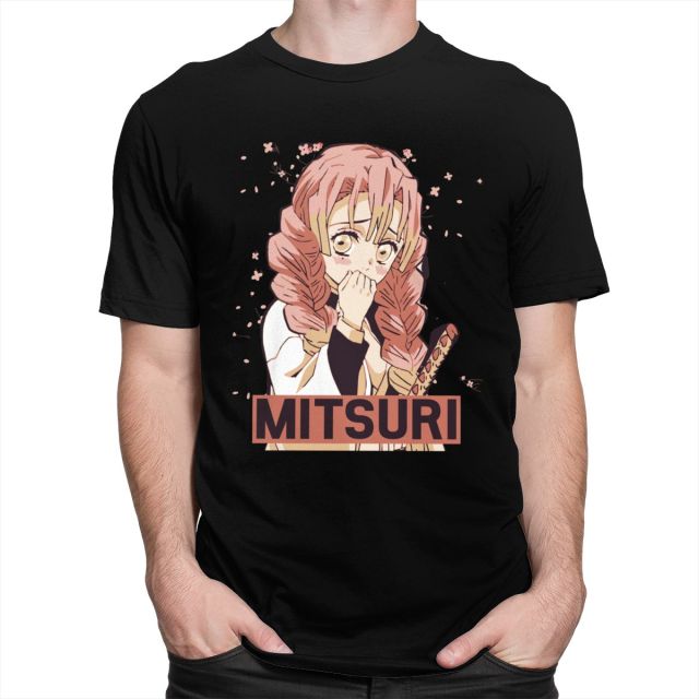 T-Shirt Manga Demon Slayer Mitsuri (6 Coloris) Floqué Adulte Homme Femme Courtes Manches