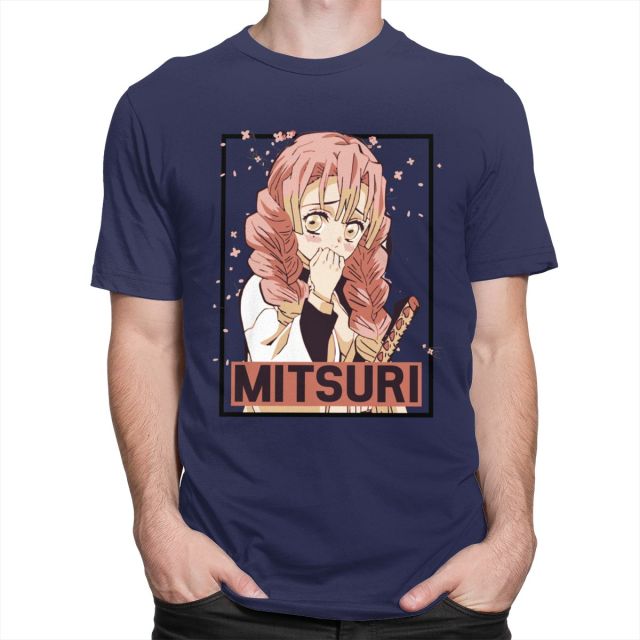 T-Shirt Manga Demon Slayer Mitsuri (6 Coloris) Floqué Adulte Homme Femme Courtes Manches