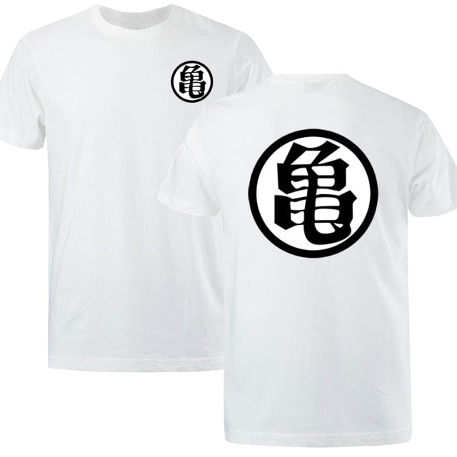 Kanji Kame T-Shirt (6 Farben) Beflockt Erwachsene Männer Frauen Kurze Ärmel Manga Dragon Ball Z