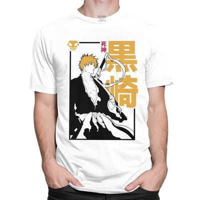 T-Shirt Ichigo Kurosaki Bleach blanc