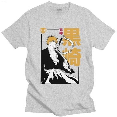 T-Shirt Ichigo Kurosaki Bleach gris