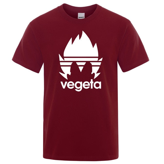 T-Shirt Vegeta (7 coloris) Floqué Adulte Homme Femme Courtes Manches Manga Dragon Ball Z