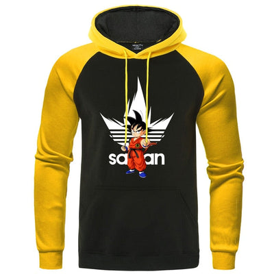 Sweat A Capuche Adidas Manga Dragon Ball Z Adulte Homme Femme Longues Manches