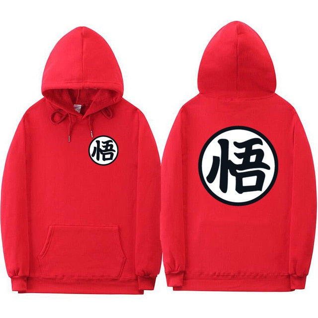 Sweat A Capuche Manga DBZ rouge