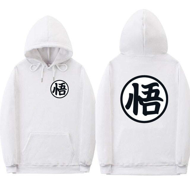 Sweat A Capuche Manga DBZ blanc