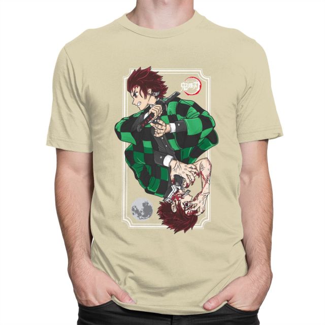 T-Shirt Manga Demon Slayer Tanjiro (6 Coloris) Floqué Adulte Homme Femme Courtes Manches