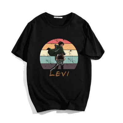 T-shirt Levi Ackerman noir