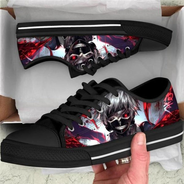 Sneakers Ken Kaneki Tokyo Ghoul Sneakers Scarpe Adulto Uomo Donna