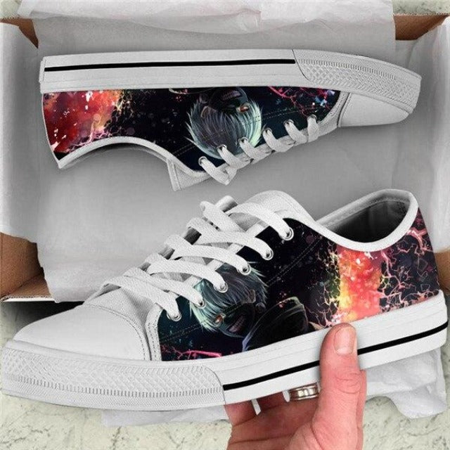 Chaussures Ken Kaneki Tokyo Ghoul Baskets Sneakers Adulte Homme Femme