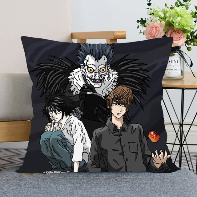 Funda de almohada Light L Ryuk Death Note Manga Imperial