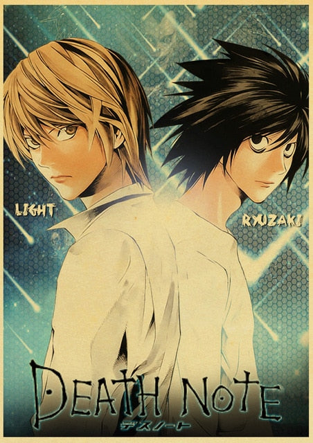 Póster Death Note Light & L - Manga Imperial