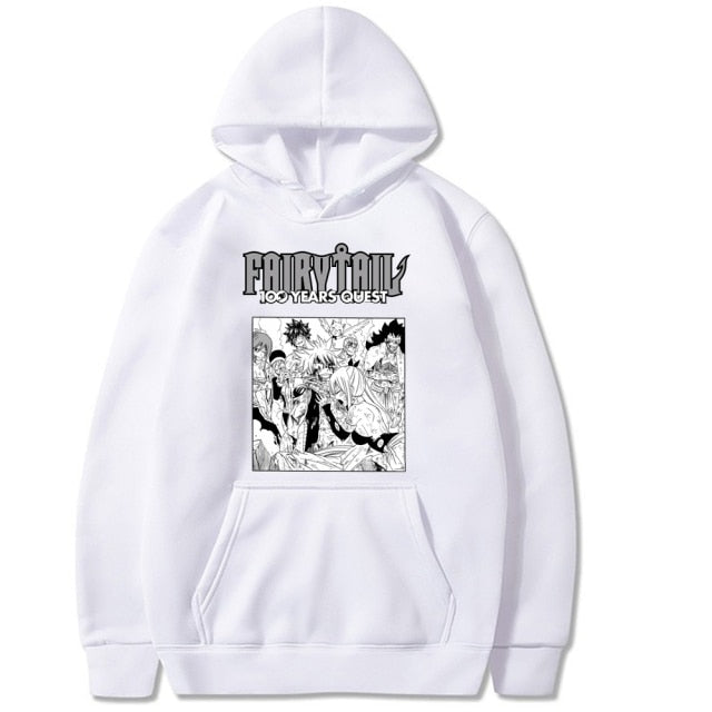 Sweatshirt Homme Fairy Tail blanc