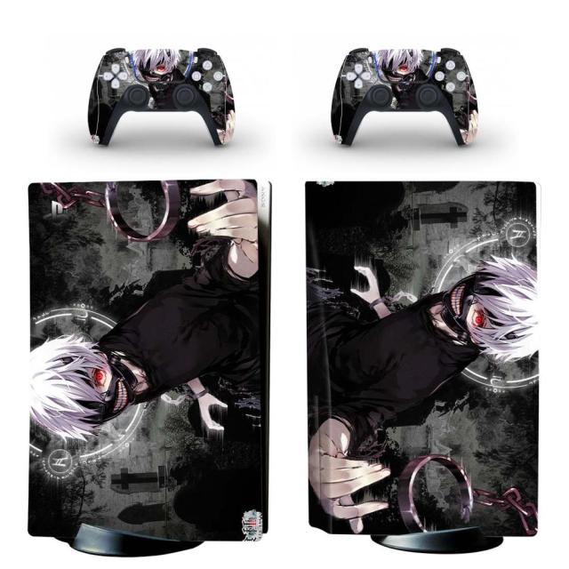 Pegatina PS5 &quot;Ken&quot; Tokyo Ghoul Pegatina para consola y controlador