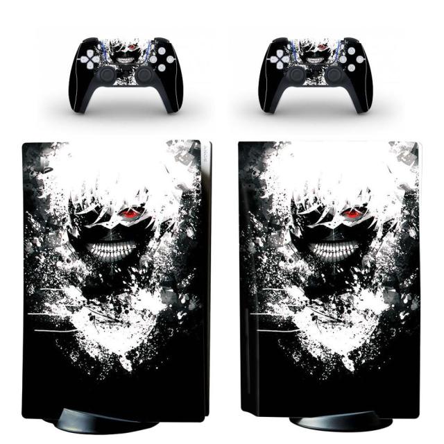 Adesivo PS5 &quot;Ken Kaneki&quot; Adesivo per console e controller Tokyo Ghoul