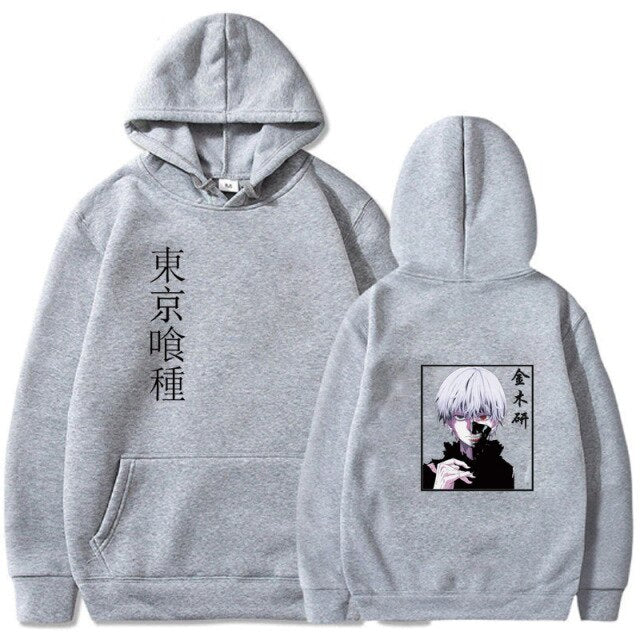 Sweat à Capuche Manga Tokyo Ghoul gris